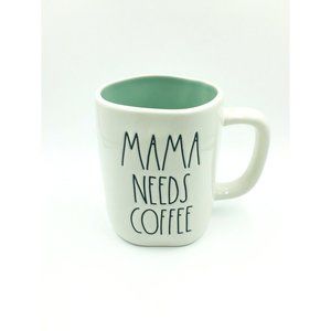 Rae Dunn "Mama Needs Coffee" Coffee Mug 16 oz Artisan Collection NEW